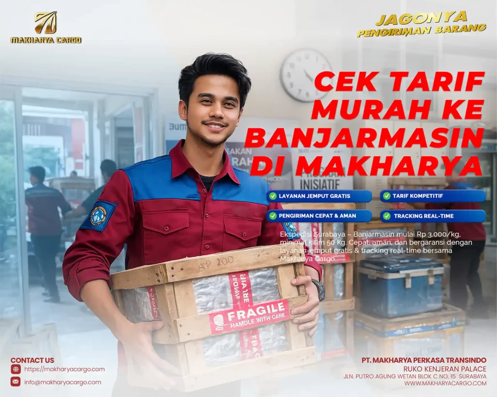Cek Tarif murah ke Banjarmasin bersama MAKHARYA