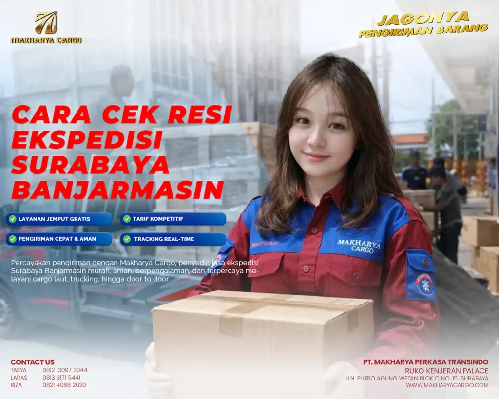 Cara Cek Resi Ekspedisi Surabaya Banjarmasin