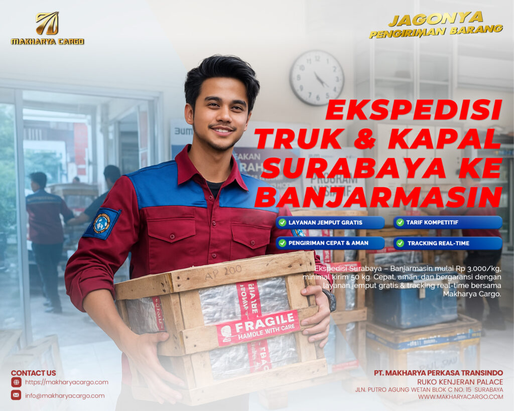 ekspedisi truk dari surabaya ke banjarmasin