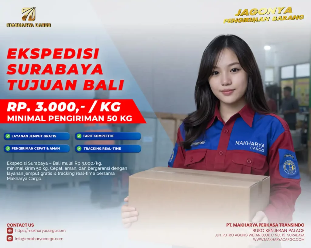 Jasa Ekspedisi Surabaya Bali terbaik 2025
