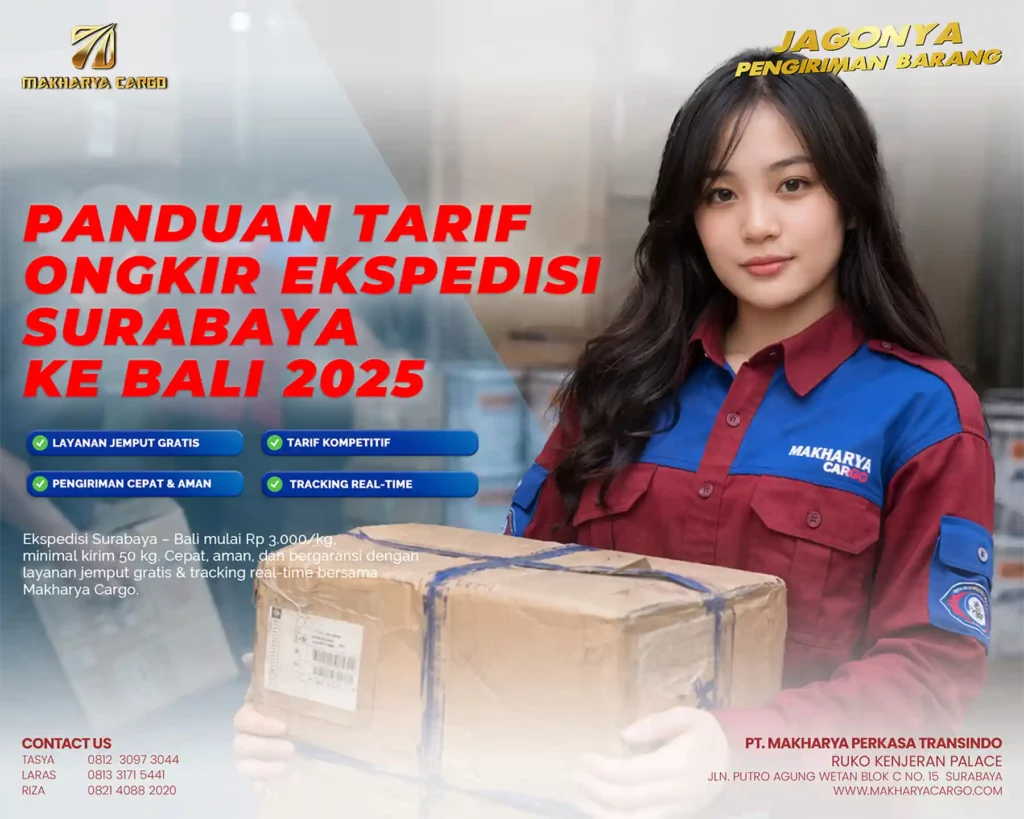 panduan tarif ongkir ekspedisi surabaya ke bali