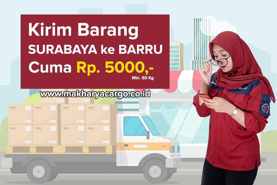 Ekspedisi Cepat #1 Cargo Surabaya Barru Sulawesi Selatan