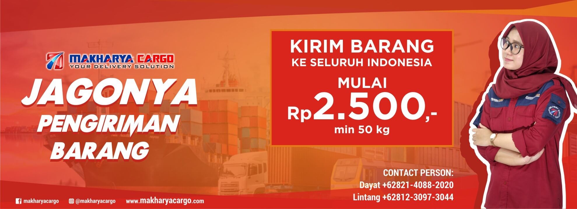 makharya cargo kirim barang mulai 2500