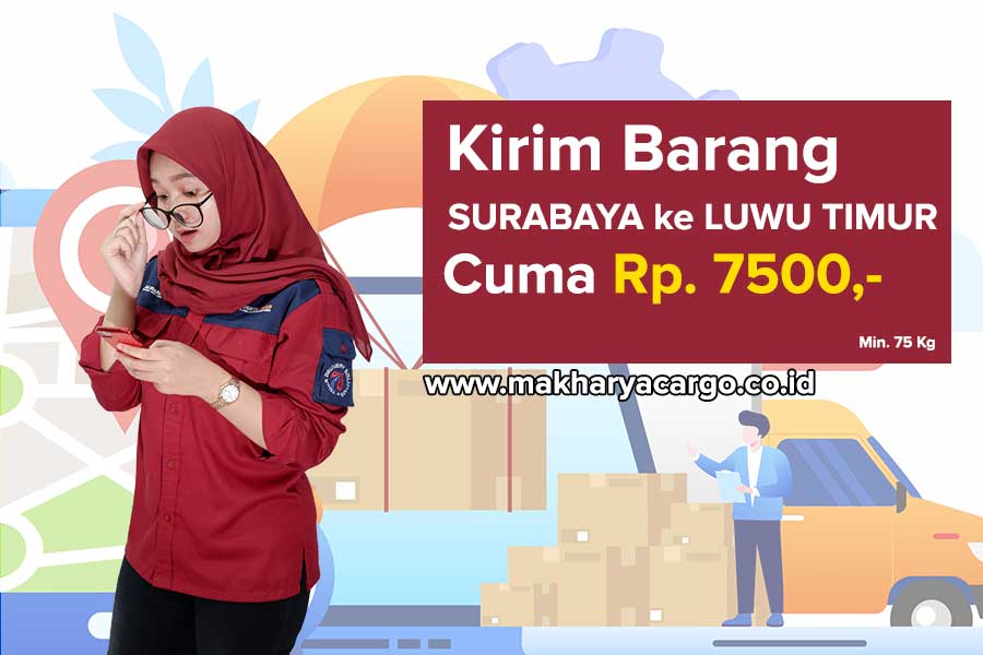 Tarif Ekspedisi Surabaya Tujuan Luwu Timur