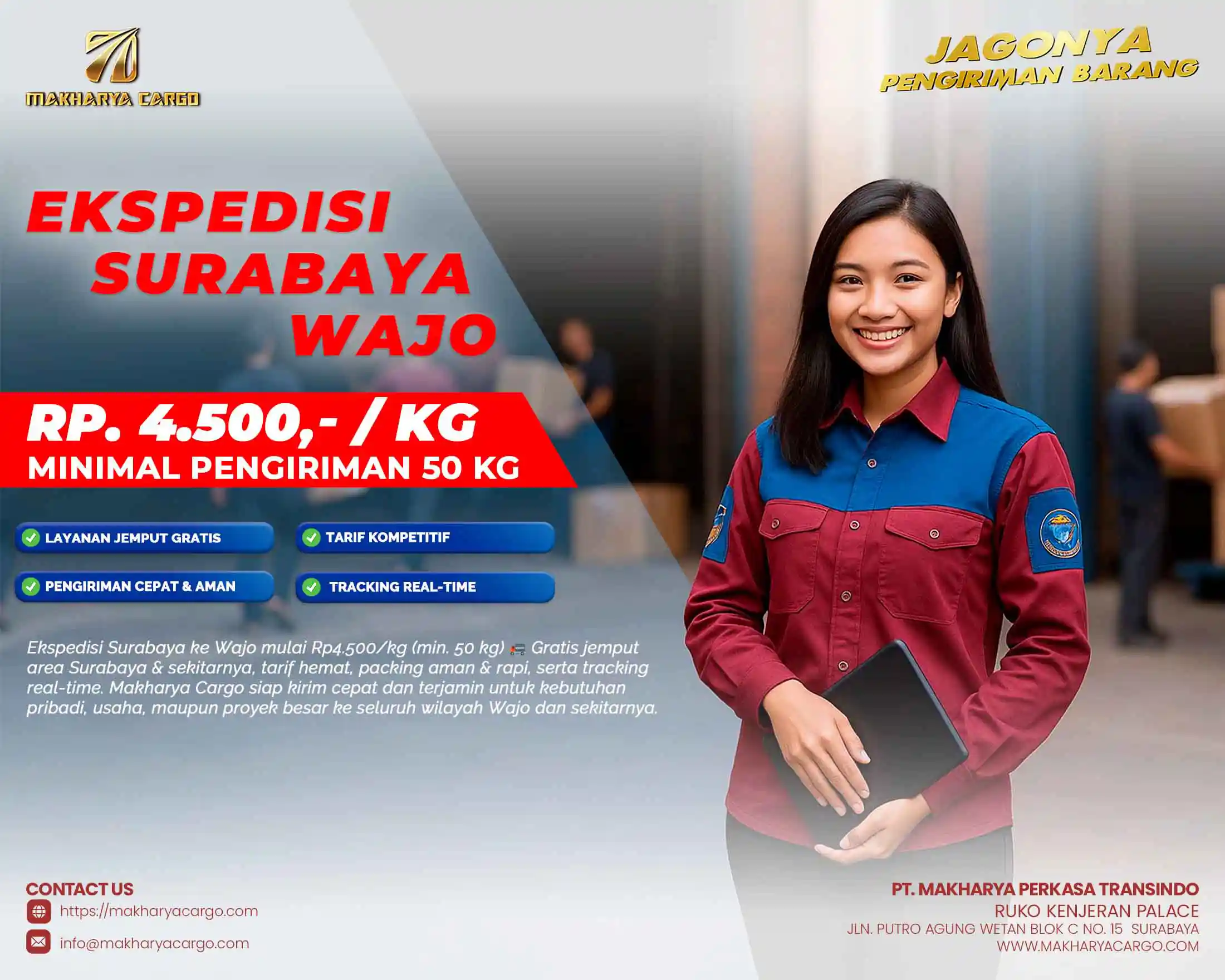 Pengiriman BArang Ekspedisi SUrabaya Wajo