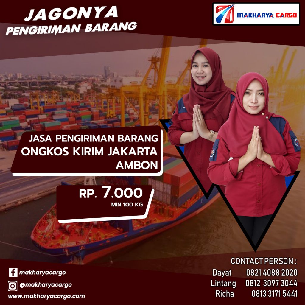 Ongkos Kirim Jakarta Ambon