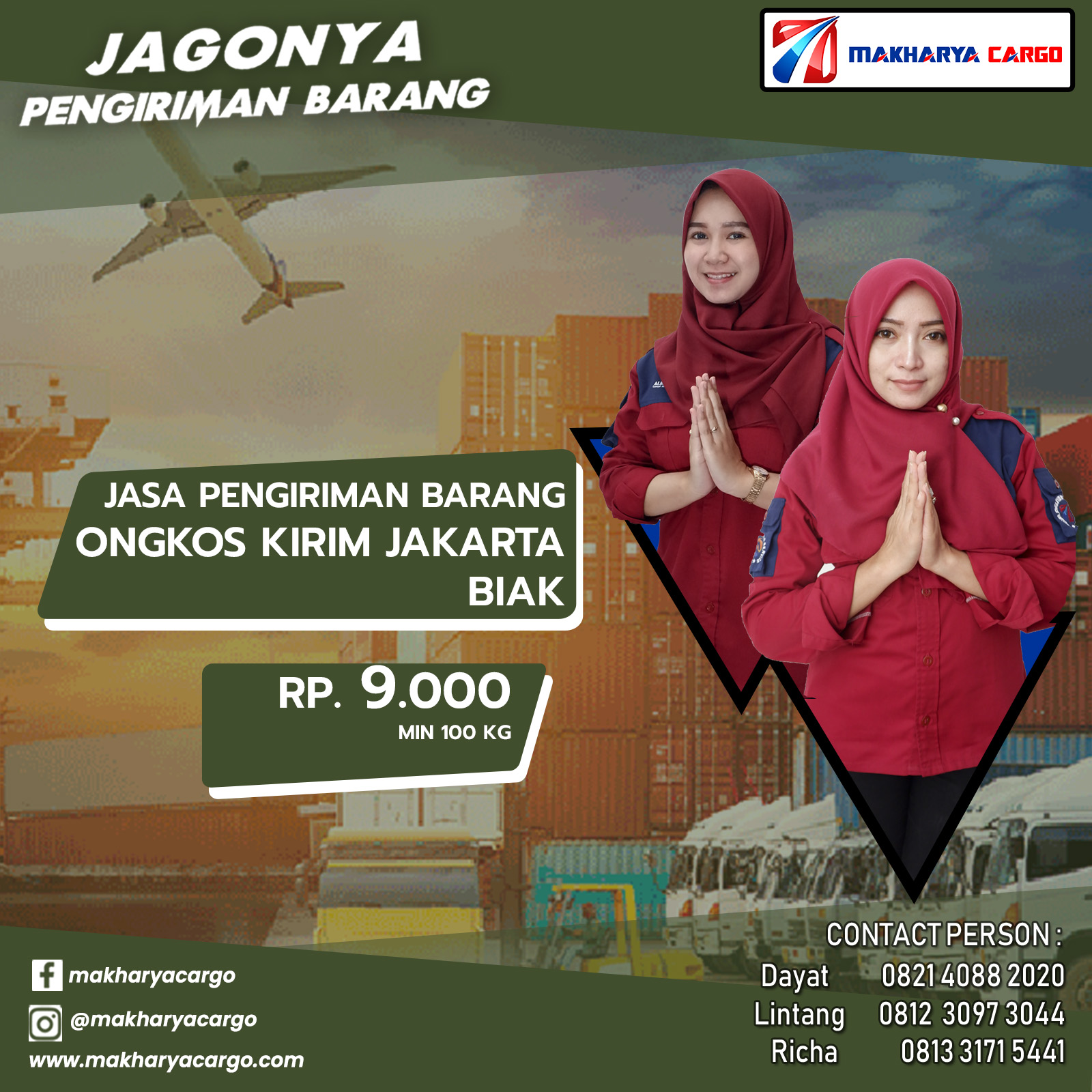 Ongkos Kirim Jakarta Biak