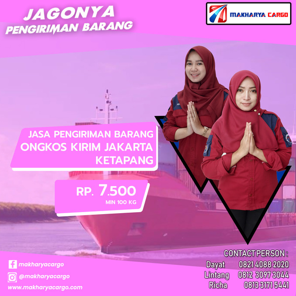 Ongkos Kirim Jakarta Ketapang