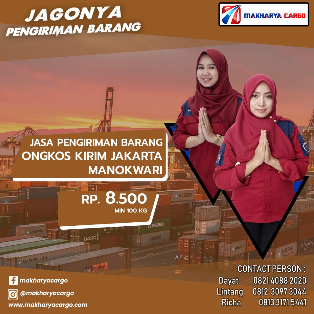 Ongkos Kirim Jakarta Manokwari