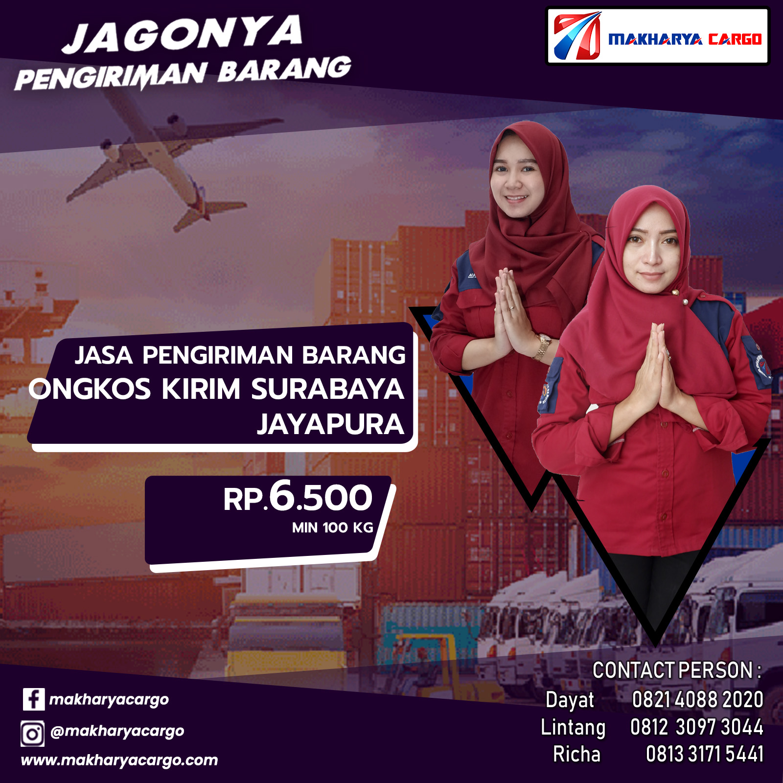 Ongkos Kirim Surabaya Jayapura 