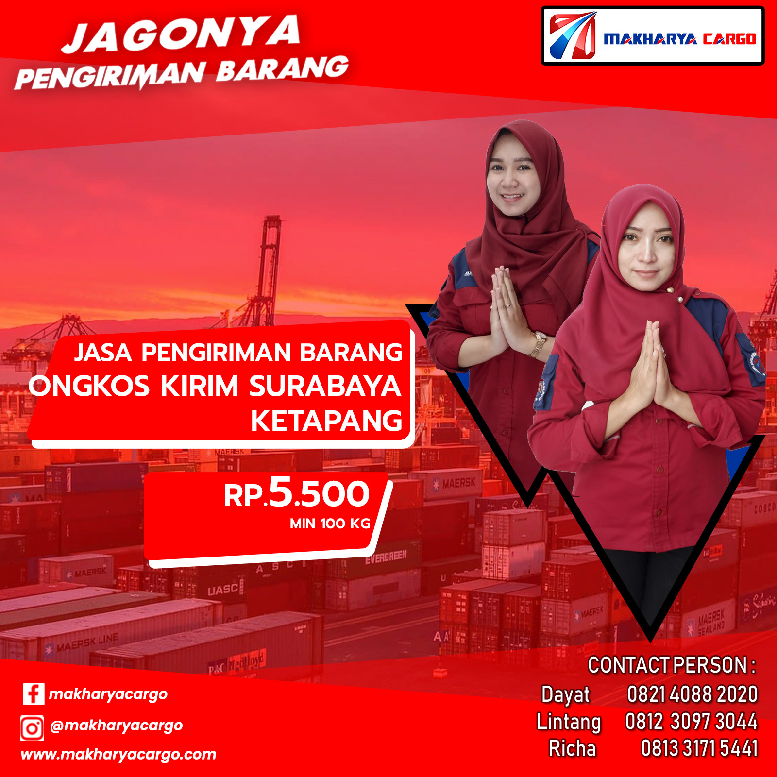 Ongkos Kirim Surabaya Ketapang