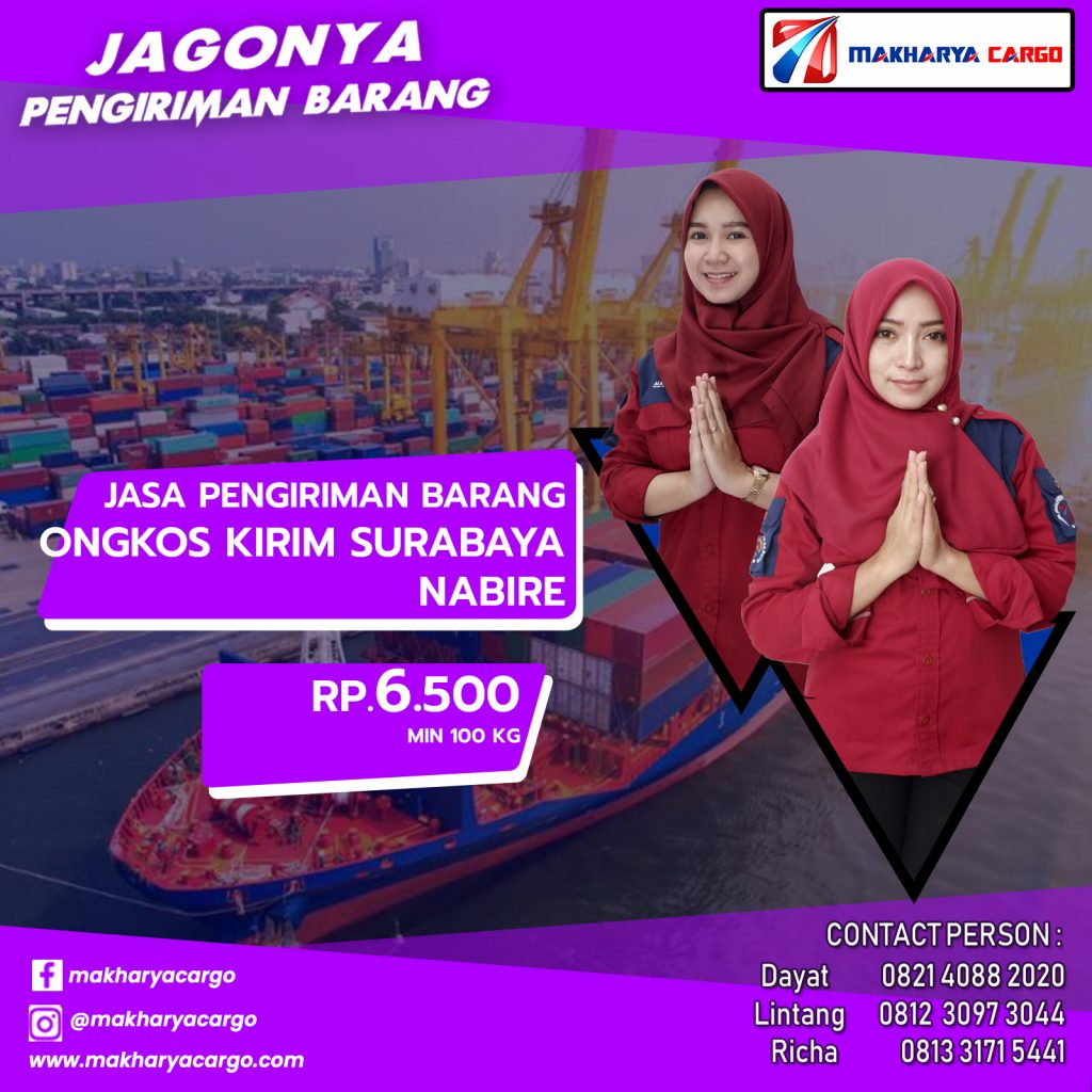 Ongkos Kirim Surabaya Nabire