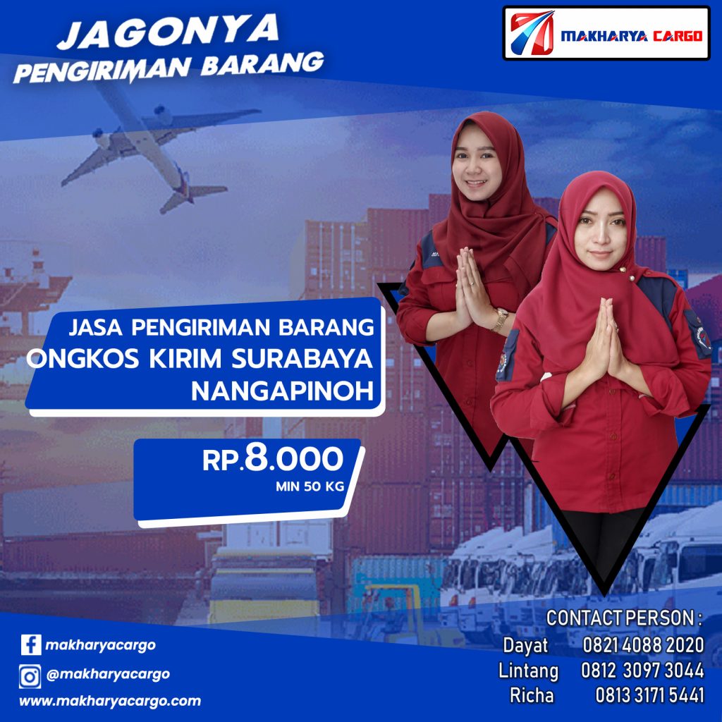 Ongkos Kirim Surabaya Nangapinoh