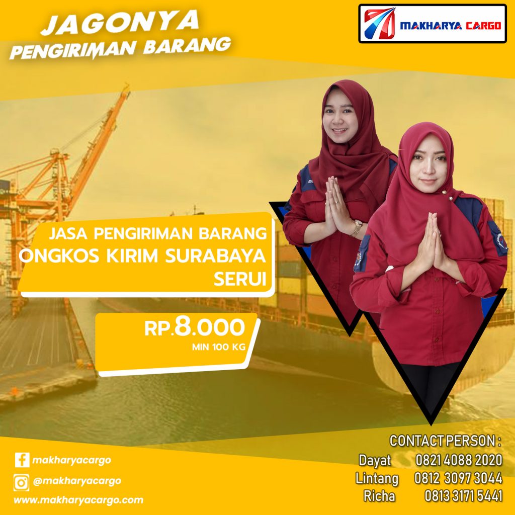 Ongkos Kirim Surabaya Serui