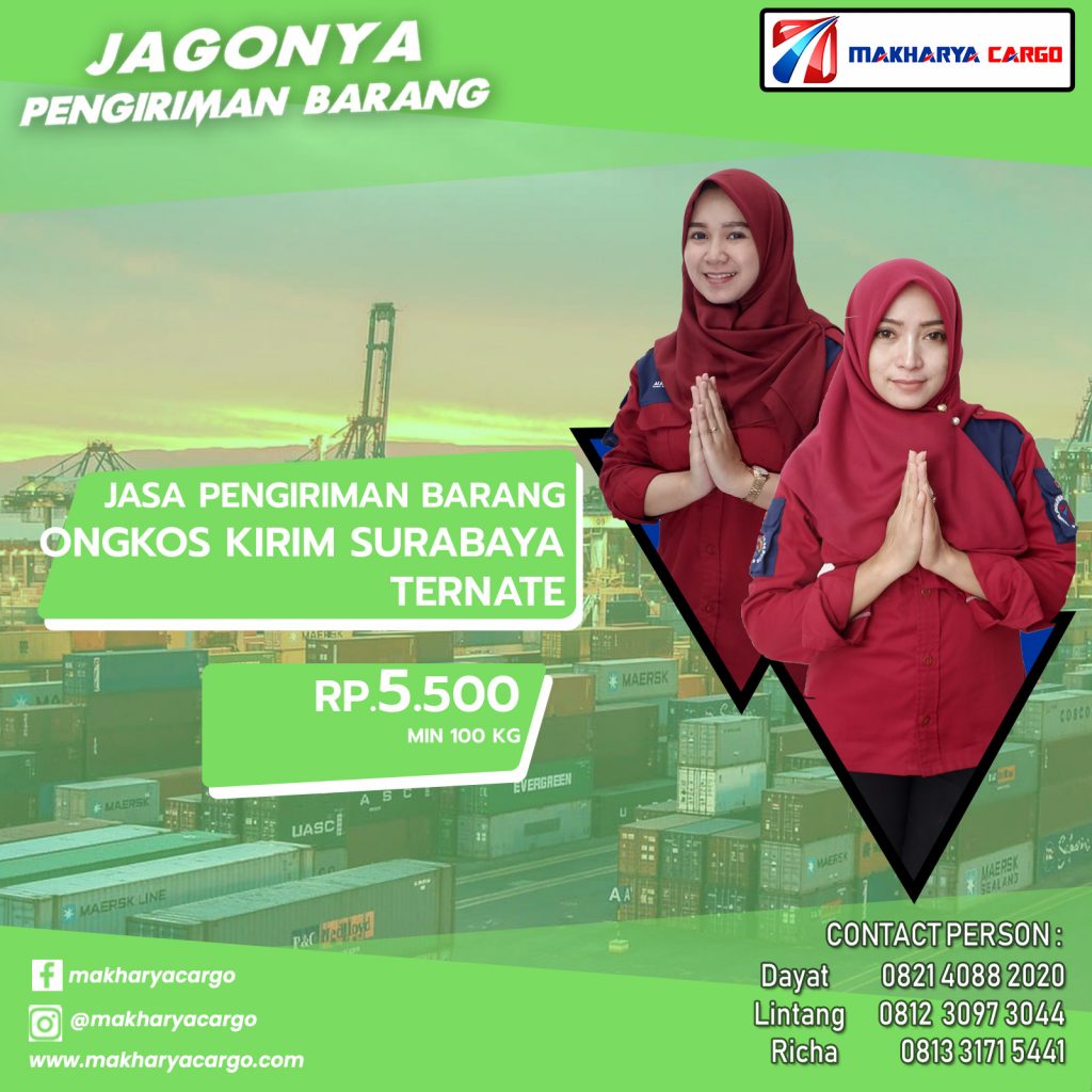 Ongkos Kirim Surabaya Ternate