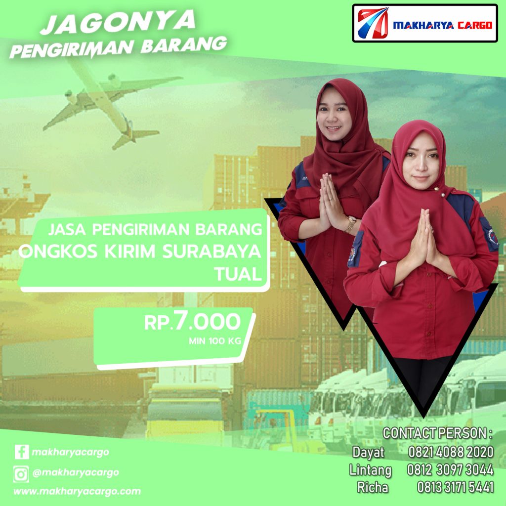 Ongkos Kirim Surabaya Tual