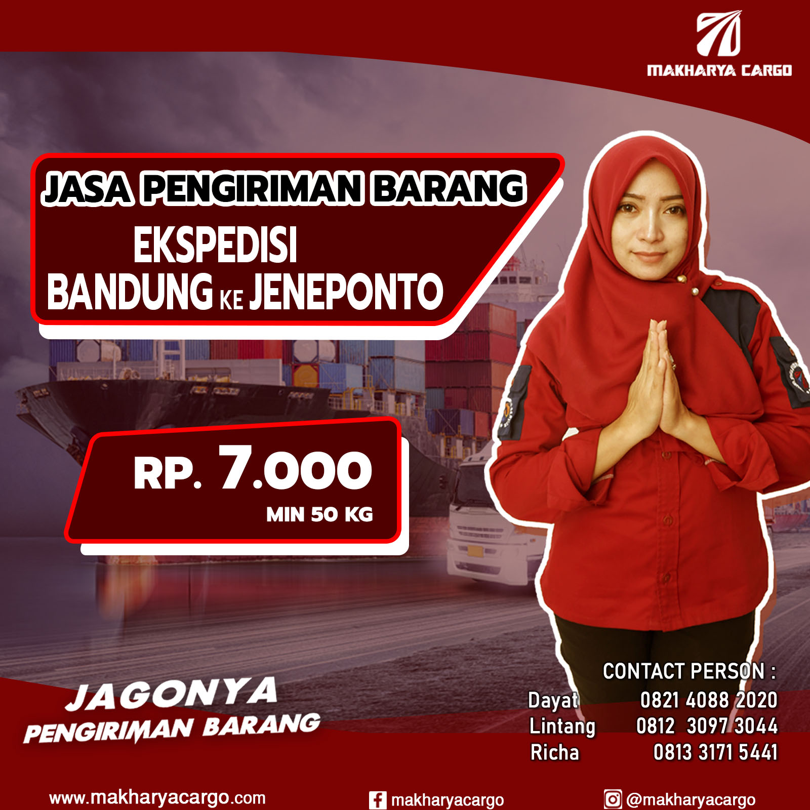 Ekspedisi Bandung Jeneponto