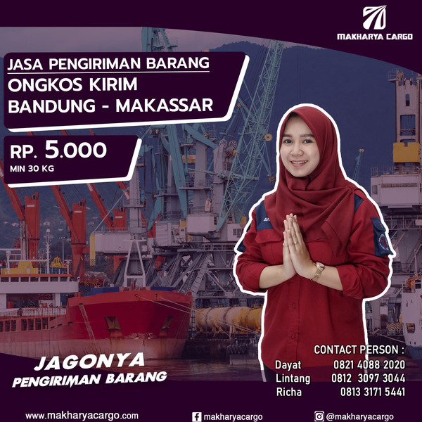 Ongkos Kirim Bandung Makassar