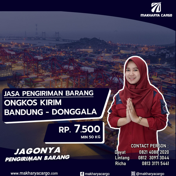 Ongkos Kirim Bandung Donggala