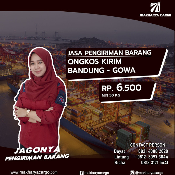 Ongkos Kirim Bandung Gowa