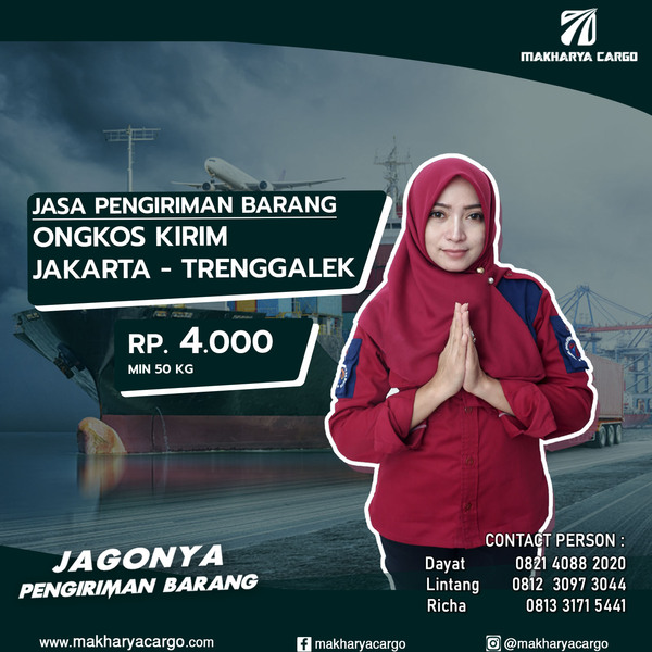 Ongkos Kirim Jakarta Trenggalek