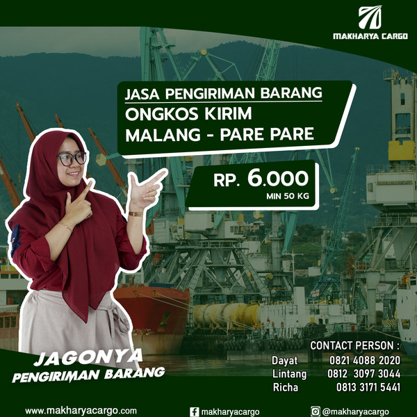 Ongkos Kirim Malang Pare-Pare