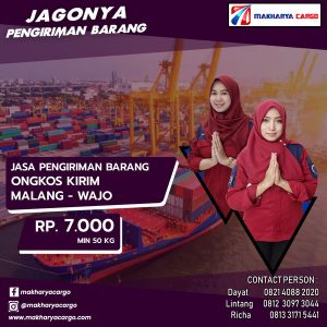 Ongkos Kirim Malang Wajo