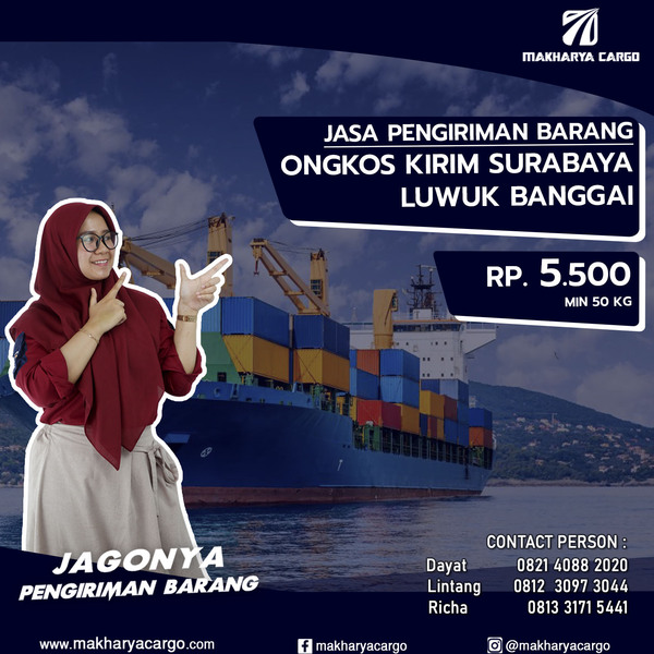 Ongkos Kirim Surabaya Luwuk Banggai