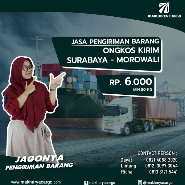 Ongkos Kirim Surabaya Morowali