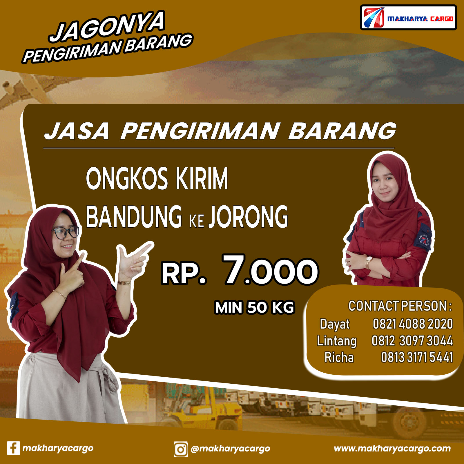 Ongkos Kirim Bandung Jorong