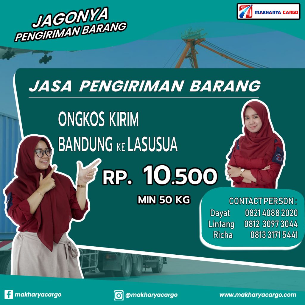 Ongkos Kirim Bandung Lasusua