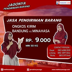 Ongkos Kirim Bandung Minahasa
