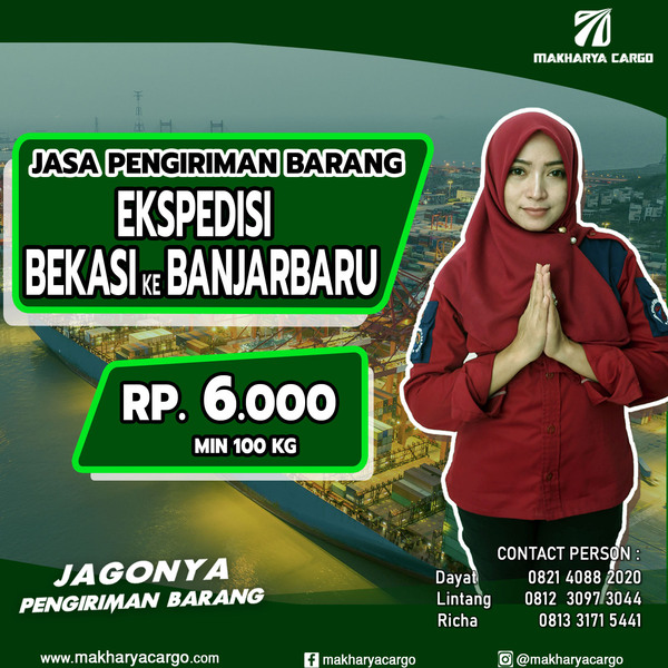 Ekspedisi Bekasi Banjarbaru