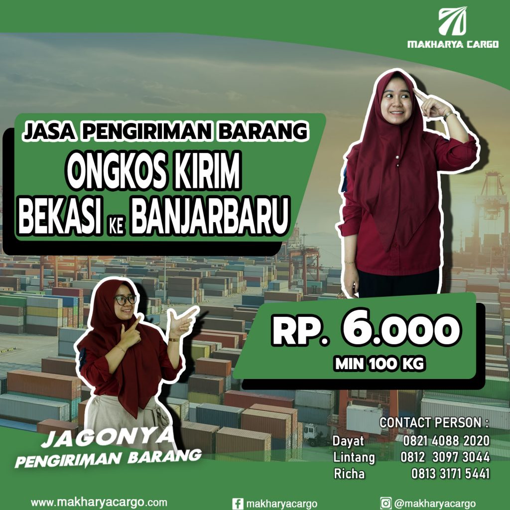 Ongkos Kirim Bekasi Banjarbaru