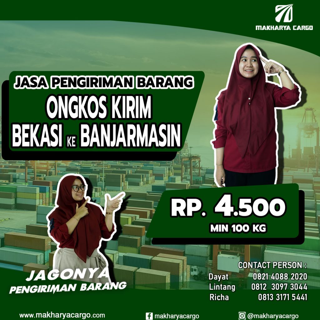 Ongkos Kirim Bekasi Banjarmasin