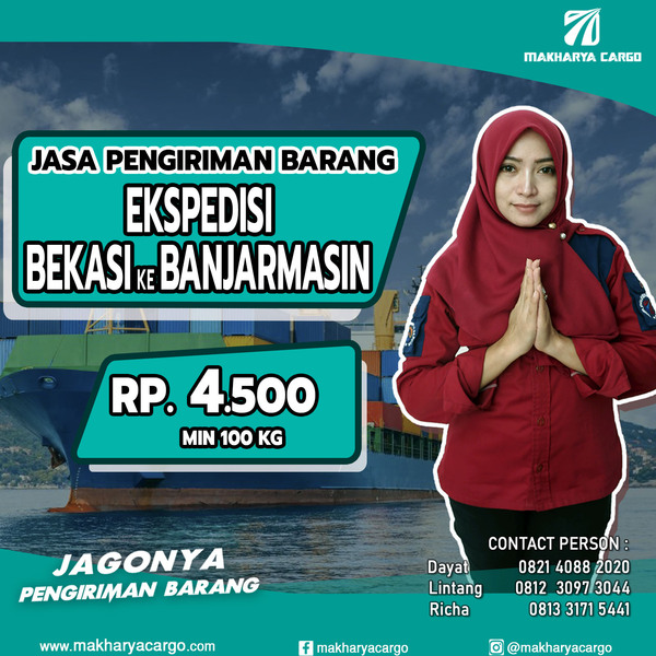 Ekspedisi Bekasi Banjarmasin