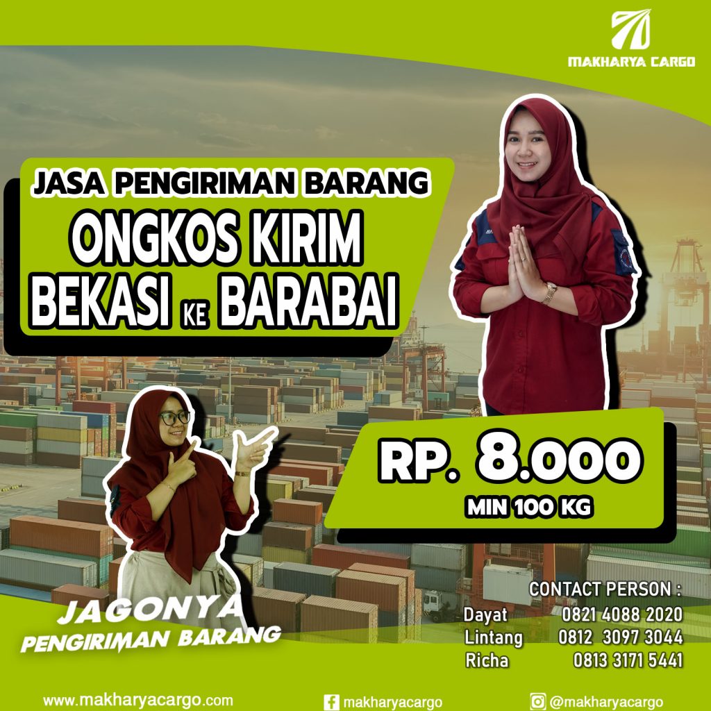 Ongkos Kirim Bekasi Barabai