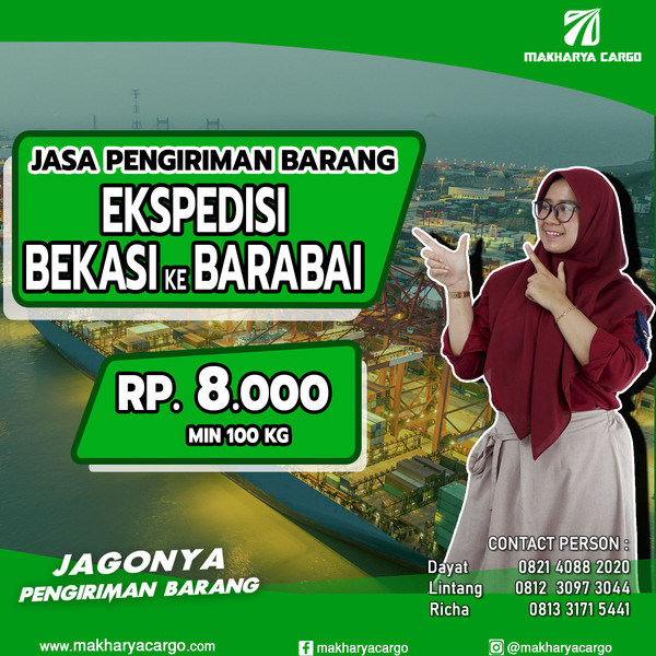 Ekspedisi Bekasi Barabai