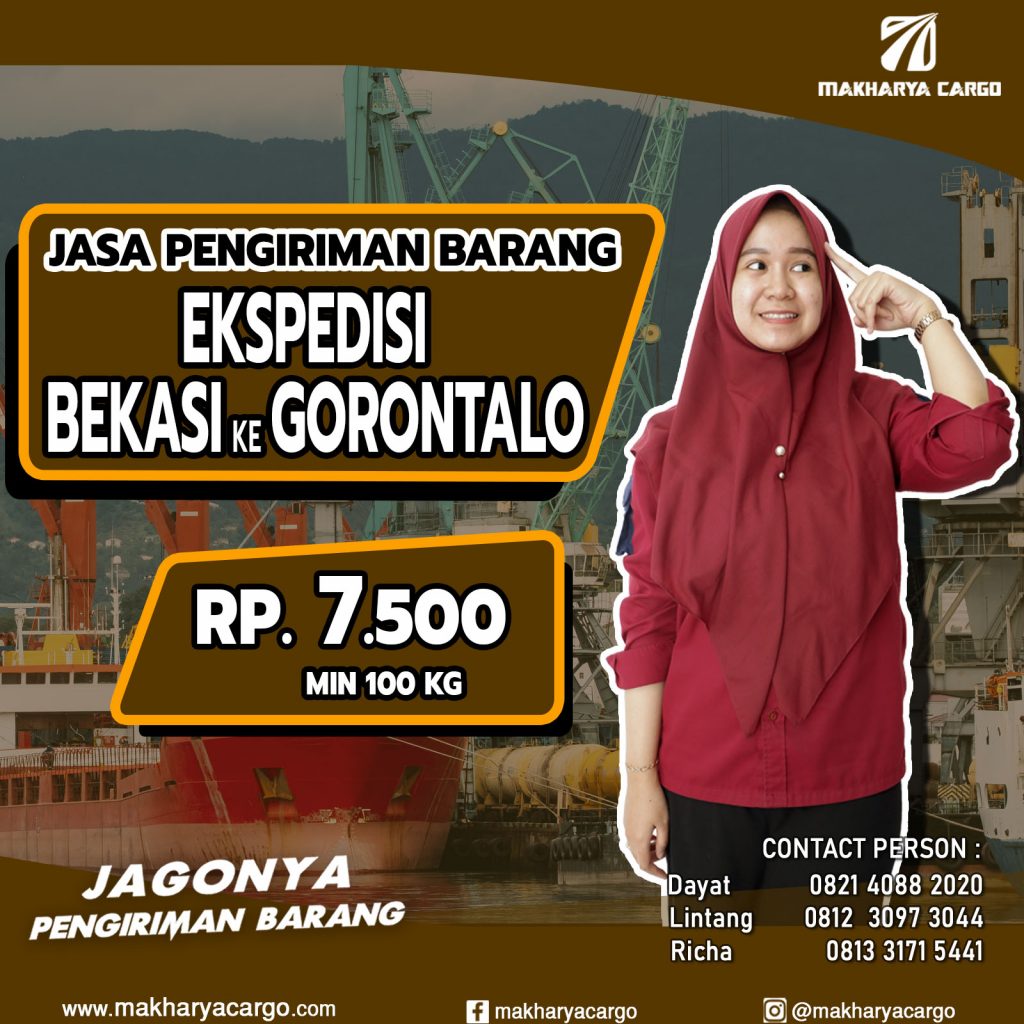 Ekspedisi Bekasi Gorontalo