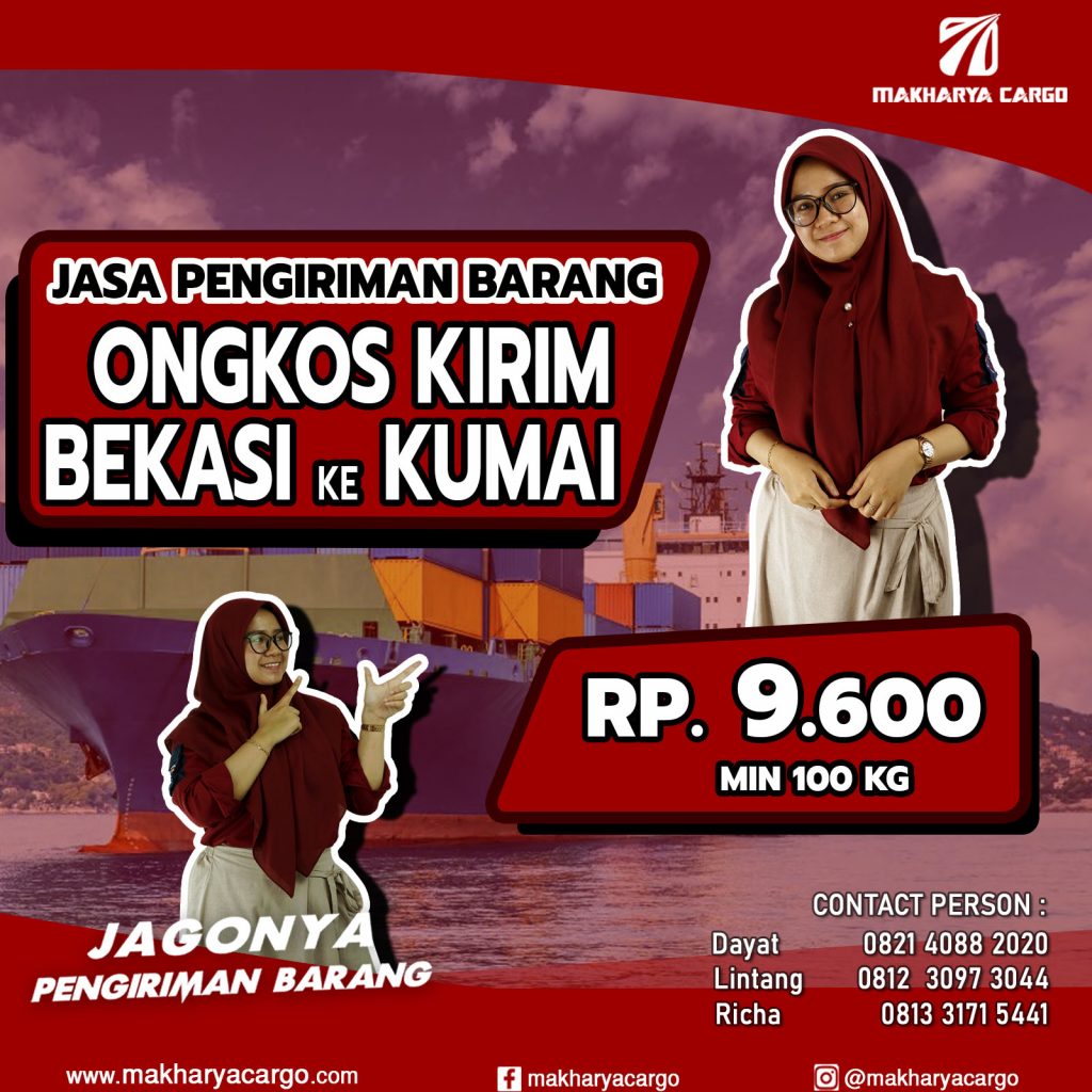 Ongkos Kirim Bekasi Kumai