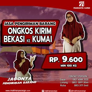 Ongkos Kirim Bekasi Kumai