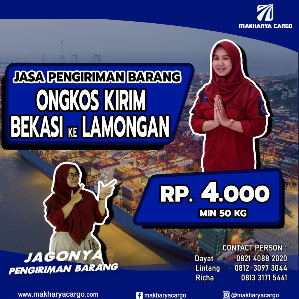 Ongkos Kirim Bekasi Lamongan