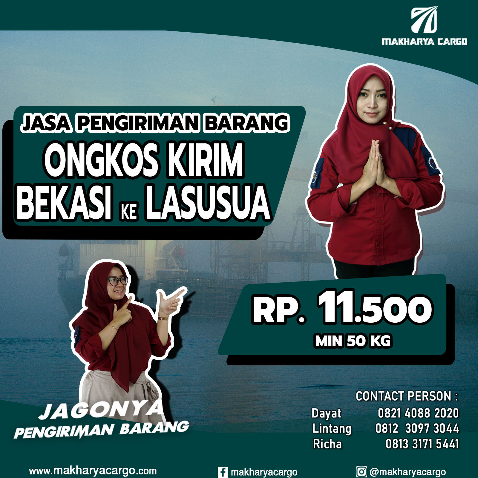 Ongkos Kirim Bekasi Lasusua