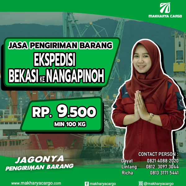 Ekspedisi Bekasi Nangapinoh