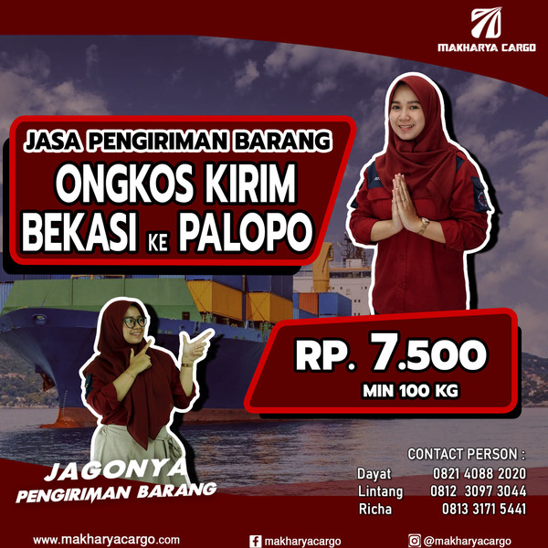 Ongkos Kirim Bekasi Palopo