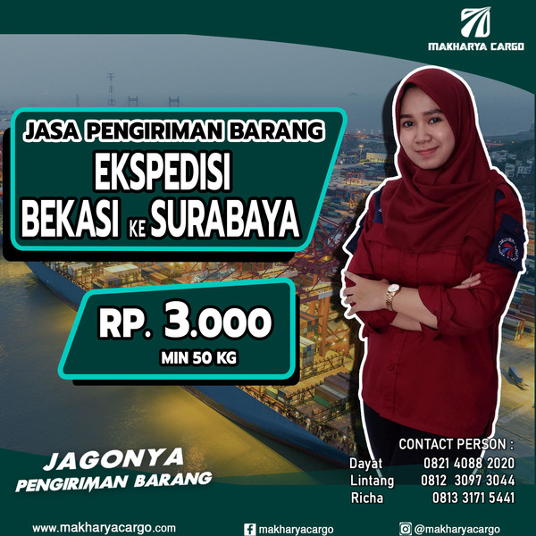 Ekspedisi Bekasi Surabaya