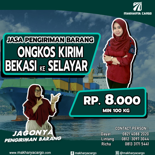 Ongkos Kirim Bekasi Selayar