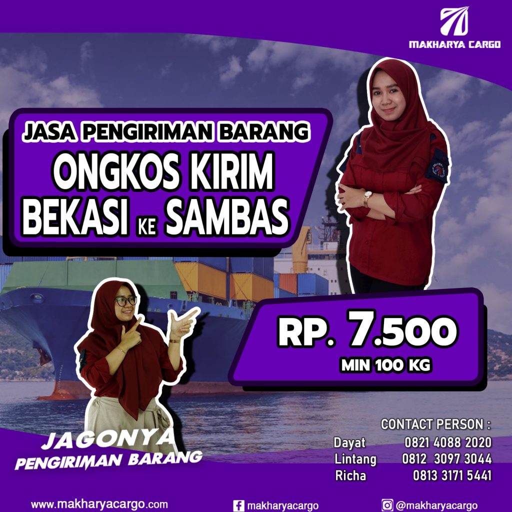 Ongkos Kirim Bekasi Sambas