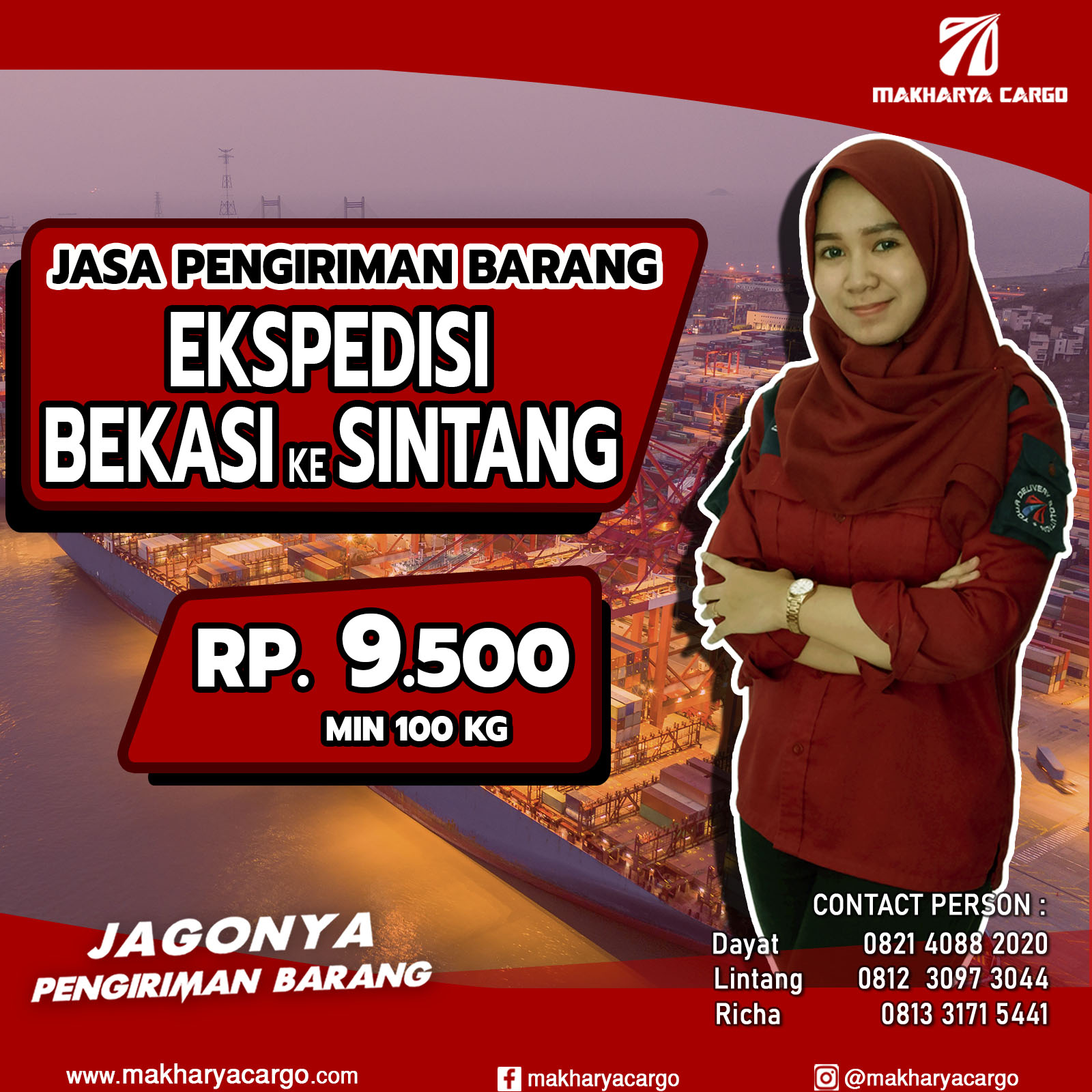 Ekspedisi Bekasi Sintang