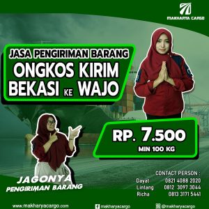 Ongkos Kirim Bekasi Wajo